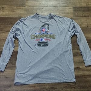 Chicago Cubs World Series Champions LongSleeve Tee